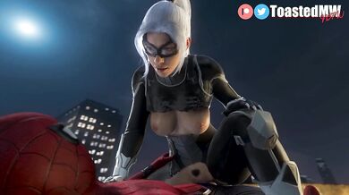 The Dark Knight Rides the Web: A Black Cat Hentai Adventure