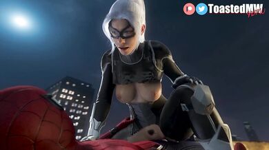 The Dark Knight Rides the Web: A Black Cat Hentai Adventure