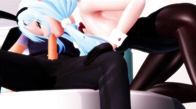 A passionate young woman enjoys a delicious blowjob from her sexy lover