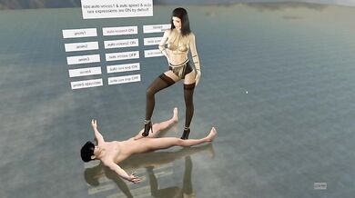 Sexual Dynasty Warriors - Diao Chan, Footjob and Chou Sen