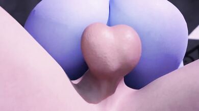 Watch as the seductive Widowmaker from Overwatch takes control of her new lover, Honta, and rides him like a wild stallion!