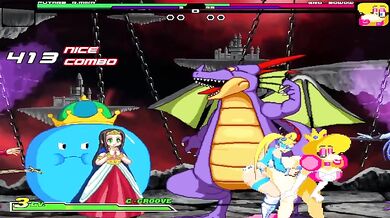 Watch as the beautiful Futanari RB and Mika take on Ero Bowow in an epic battle of love and lust!