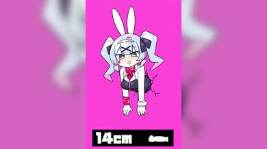 Watch the video to see a big rabbits erotic reaction to different size dildos in its cute little hole!