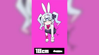 Watch the video to see a big rabbits erotic reaction to different size dildos in its cute little hole!