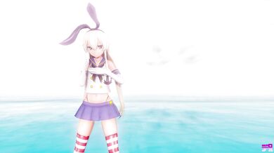 I am a demon queen, and my name is Shimakaze I have come to gift you with some panty shots featuring Delor from MMD R15 Let the hentai porn begin!