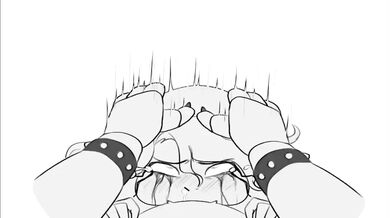 WATCH as Montgomery Gator fucks X Peony Petals pussy with his cock until she takes it all the way down her throat