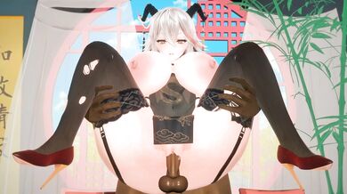 A hot babe named Agir is being held down by her opponent in a Full Nelson hold, but she doesnt seem to mind as her pussy starts dripping with desire