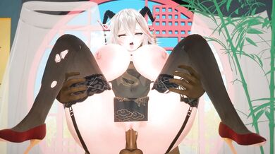 A hot babe named Agir is being held down by her opponent in a Full Nelson hold, but she doesnt seem to mind as her pussy starts dripping with desire