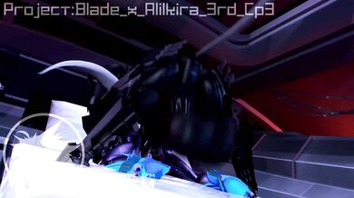 Watch the full version of Alilkira 3rd Cp3 with Blade previewing her wet pussy