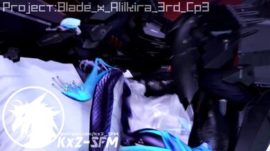 Watch the full version of Alilkira 3rd Cp3 with Blade previewing her wet pussy