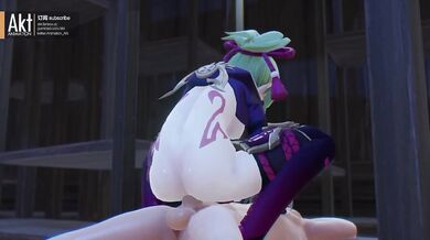 Watch as this gorgeous girl gets her pussy hammered by a muscular man in this intense erotic video