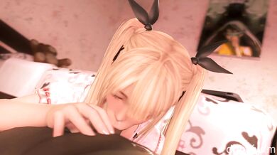Marie Roses bedtime snack (black) [NSFW]