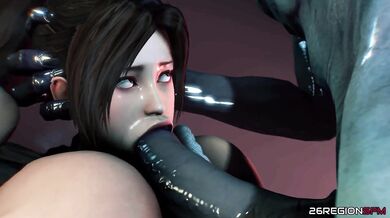 Mai, Mila, and their 26 friends enjoy an erotic foursome in the living room