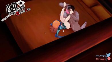 In Persona 5, the protagonist faces a bad end on Futabas Chapter as Mr Impy takes his place to sleep with her mother