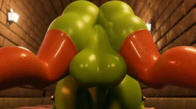 Piranha in the Hallway - Wife Restrained in Zyrex Frame