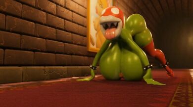 Piranha in the Hallway - Wife Restrained in Zyrex Frame