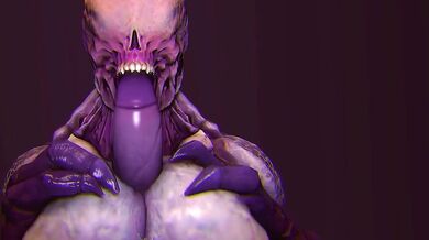 Watch as the Hell Knight Slut eagerly seeks out a cock to satisfy her insatiable desires!