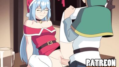Mermaid Aqua Christmas Animation