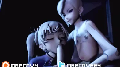 A Tale of Two Brotherly Sisters: Weiss and Schnee Deepthroats MarcosfM