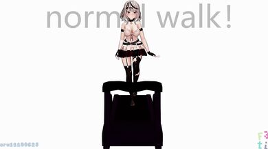 The Rhythm Wailking Chloe walks only with her perfect ass