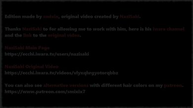 Hatsune Miku Hentai MMD Prolapse and Plug Undress Nude Dance White Hair