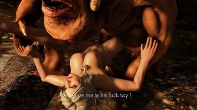 WATCH as the slutty elf girl CIRINA gets DEFILED by MONSTERS in this hot HENTAI PORN VIDEO, starring user Lizard3469!