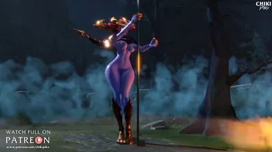 Im a sexy Shyvana, ready to show off my pole dance skills for you!