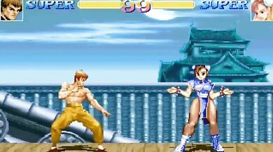 The epic battle between the strongest dragon Feilong and the sexiest angel Chunli! Who will emerge victorious?