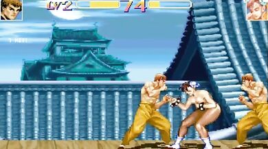 The epic battle between the strongest dragon Feilong and the sexiest angel Chunli! Who will emerge victorious?