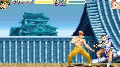 The epic battle between the strongest dragon Feilong and the sexiest angel Chunli! Who will emerge victorious?