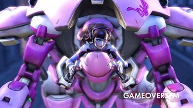 The Overwatch sex goddess, DVa and the ultimate man, Demo-Man come together in a steamy hentai porn scene that will leave you breathless!