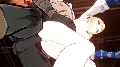 Watch Jean get brutally taken from behind by Hilichurl in a twisted and degrading way