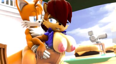 Tails, X Sally, and the Amazing Spiderman 123! The XXX Superhero Adventure!