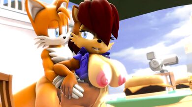 Tails, X Sally, and the Amazing Spiderman 123! The XXX Superhero Adventure!