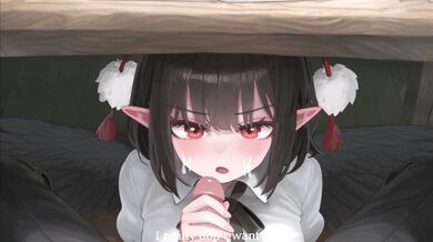 Aya getting fucked by 4 big dicks simultaneously [Henkawa]