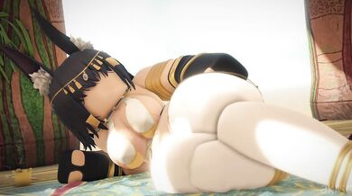 The cat licked the crotch of the naughty schoolgirl with enthusiasm