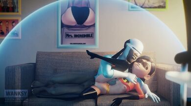 Ice, Ice Baby!: The Frozen Love Story of Frozone and Violet Parr [Wanksy]