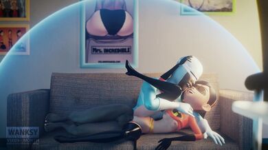 Ice, Ice Baby!: The Frozen Love Story of Frozone and Violet Parr [Wanksy]