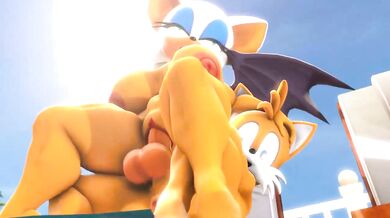 Rouge the Bat Gets Fucked by Sonic the Hedgehog in 3D