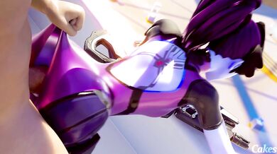 Sexy Widow Maker Gets Doggy Style in 60 FPS Hentai Video