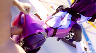 Sexy Widow Maker Gets Doggy Style in 60 FPS Hentai Video