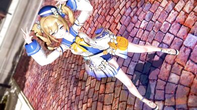 Watch as Barbara grooves to the beat in her sexy dance routine, and get ready for some hot action with Cobby when shes done