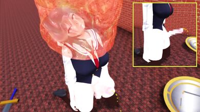 Watch as Hikari gets immersed in a virtual reality world filled with slimy Futa creatures, and has her neck broken by one of them!