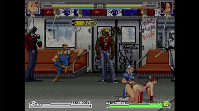 Busty futa Ms Shiranui takes on female Chun-Li and her massive cock