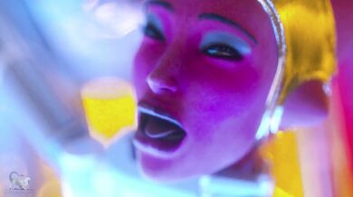 The Droid Gags and Finger Bangs the Curvy Twilek (Star Wars)