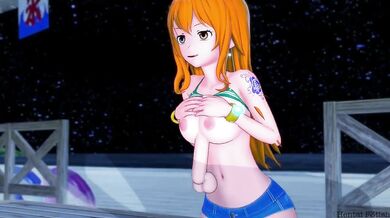 Bounty Hunt XXX - Nami pumps her hips for pleasure, and its anything but a normal day at sea!