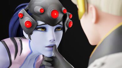 [4K] Widowmaker Got In Trouble Again [Blacked][Aphy3d]