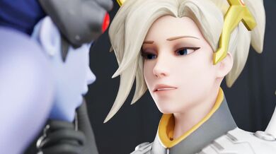 [4K] Widowmaker Got In Trouble Again [Blacked][Aphy3d]