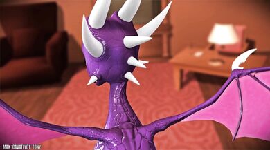 Sexy Snake Woman Cynder Gets Fucked By A Human With Cum Injection