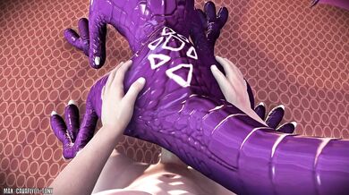 Sexy Snake Woman Cynder Gets Fucked By A Human With Cum Injection